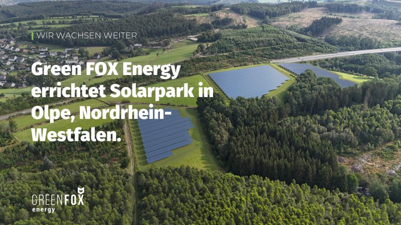 Green Fox Energy - Solarpark Olpe